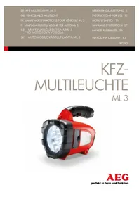 Notice AEG ML 3 Torcia