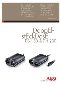 Notice AEG DH 200 Battery charger