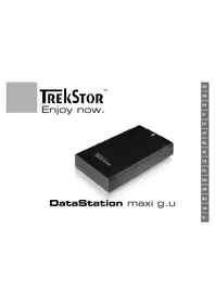 Notice TrekStor MAXI G.U Harici sabit disk