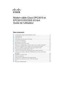Notice CISCO DPC3010 Modem câble