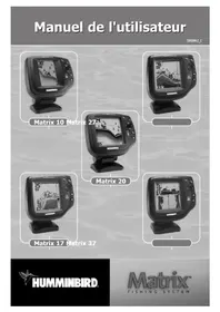 Notice HUMMINBIRD MATRIX 37 Sondeur de pêche
