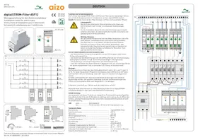 Notice digitalSTROM DSF12 Disjoncteur électrique
