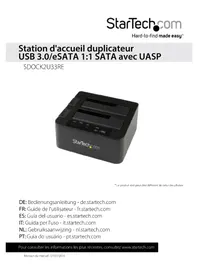 Notice StarTech.com SDOCK2U33RE Station d'acceuil