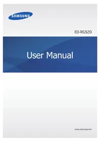 Notice SAMSUNG EORG920B Casque audio