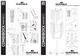 Notice Durable COMBIBOXX STAND A4 L Présentoir de documents