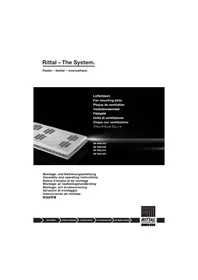 Notice Rittal 5502.020 Accessoire de ventilation