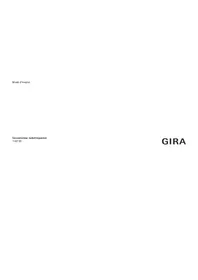 Notice Gira 1187 00 Servomoteur
