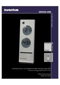 Notice INVENTUM TH2 Thermometer hygrometer