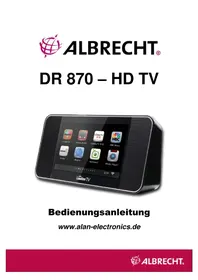 Notice ALBRECHT DR 870 HD TV Fernseher