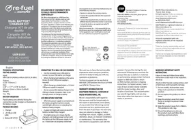 Notice Digipower RFKGP401 Chargeur de batterie