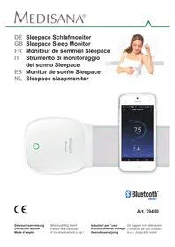 Notice MEDISANA SLEEPACE Moniteur de sommeil
