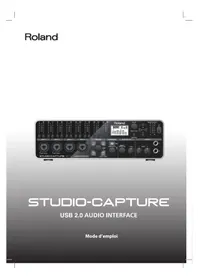 Notice ROLAND STUDIOCAPTURE UA1610 Système hifi