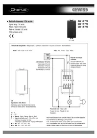 Notice Gewiss GW12726 Relais électrique