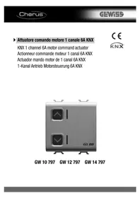 Notice Gewiss GW14797 Maison intelligente