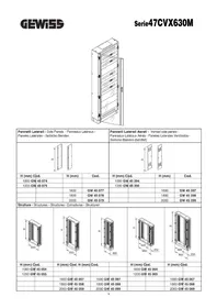 Notice Gewiss GW45054 Tableau électrique