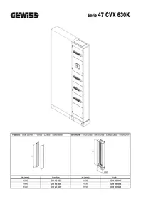 Notice Gewiss GW45299 Tableau électrique