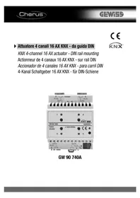 Notice Gewiss GW90740A Maison intelligente