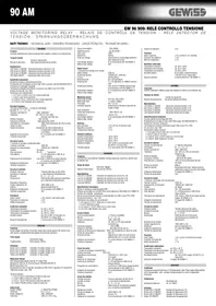 Notice Gewiss GW96909 Relais électrique