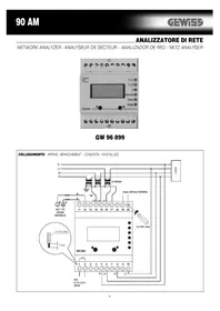 Notice Gewiss GW96899 équipements de mesure