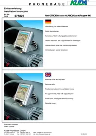 Notice Kuda 275025 GPS voiture