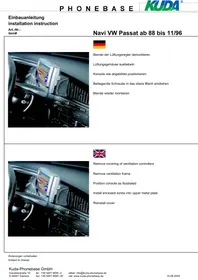 Notice Kuda 296020 Système de navigation GPS