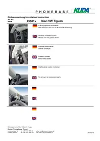 Notice Kuda 296815 Support de téléphone pour voiture