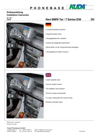 Notice Kuda 292055 Système de navigation GPS