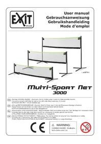 Notice EXIT MULTISPORT NET 3000 Sports net