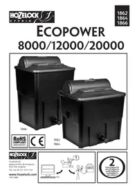 Notice HOZELOCK 1866 Vesisuodatin