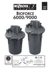 Notice HOZELOCK BIOFORCE 6000 Vannfilter