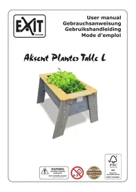 Notice EXIT AKSENT KIDS PLANTER TABLE L Gardening table