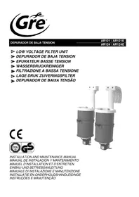 Notice GRE AR121E Elektrischer Filter