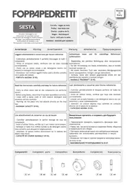 Notice Foppapedretti SIESTA Accessoire de lit