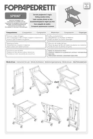 Notice Foppapedretti SPRINT Chariot pliable