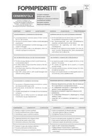 Notice Foppapedretti CENERENTOLA 12 Meuble de rangement chaussures