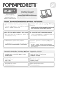 Notice Foppapedretti READING Porte-livres