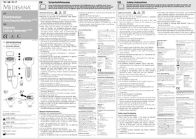 Notice MEDISANA CR 860 Suppression de callosités