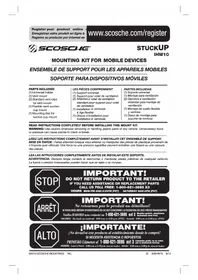 Notice Scosche IHW10 Support pour appareil mobile