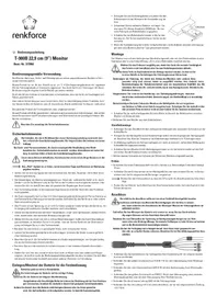 Notice Renkforce T900B Moniteur