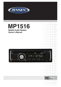 Notice JENSEN MP1516 Autoradio
