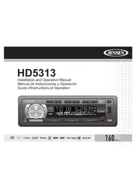 Notice JENSEN HD5313 Autoradio