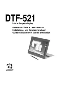 Notice WACOM PL 521 Tablette