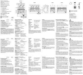 Notice Busch-Jaeger 2CKA006151A0237 Maison intelligente