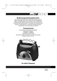 TA 2532 Titanium CLATRONIC