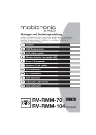 Notice WAECO MOBITRONIC RVRMM104 Schermo LCD
