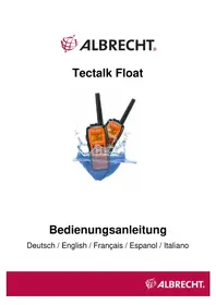 Notice ALBRECHT TECTALK FLOAT Walkie-Talkies