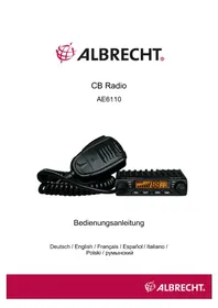 Notice ALBRECHT AE 6110 VOX Walkie-Talkies