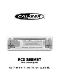 CALIBER RCD 232MBT - Autoradio
