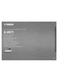 Notice YAMAHA AU671 Ampli home-cinéma