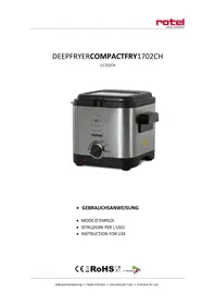 Notice ROTEL COMPACTFRY Friteuse